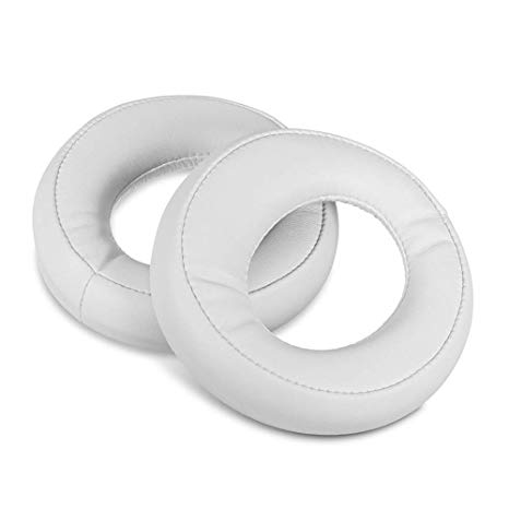 Replacement Ear Pads Cushions Earpads Cup Earmuff Pillow for Sony PS3 PS4 Gold Wireless Playstation 3 Playstation 4 CECHYA-0083 Stereo 7.1 Virtual Surround Headphones (White)