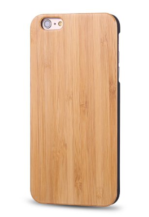 iPhone 6/6s Plus Wooden Case, OTTII Genuine Bamboo Wood Case for iPhone 6/6s Plus (5.5") - Handmade Wood & Slim Durable Polycarbonate Bumper