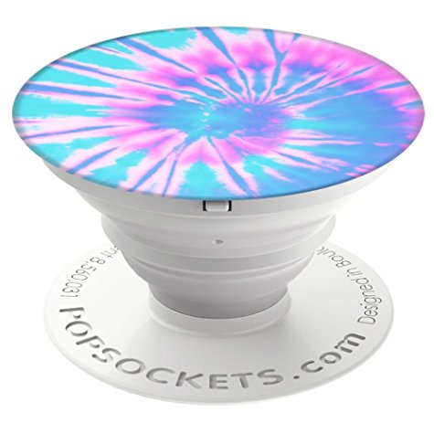 PopSockets Stand for Smartphones & Tablets - Tie Dye Blue