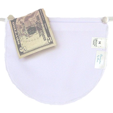 Bra Pocket Travel Wallet Modesty Panel Chemisettes by Anne Soft Poly 5 sizes