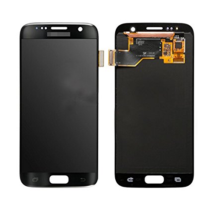 LSHtech LCD Display Touch Screen Digitizer Assembly for Samsung Galaxy S7 SM-G930 with free tools (Black)