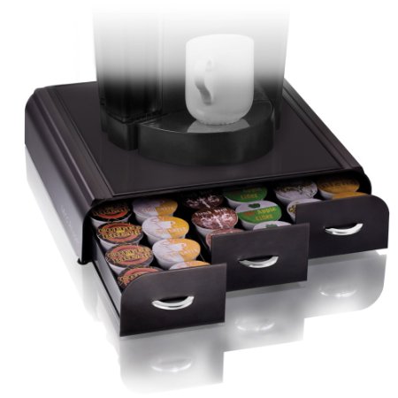 Mind Reader Anchor Coffee Pod Storage Drawer for 36 Keurig K-Cup, 42 CBTL/Verismo Coffee Pods, Black