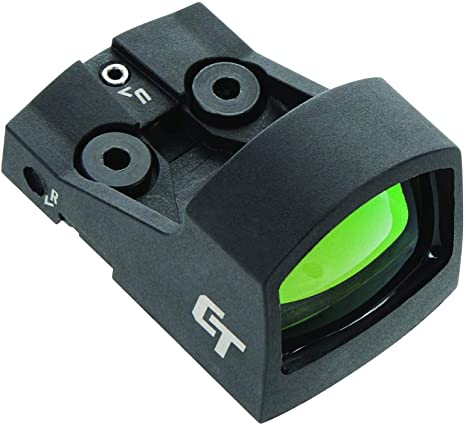Crimson Trace CTS-1550 Ultra Compact Open Reflex Pistol Sight with LED 3.5 MOA Red Dot and Integrated Co-Witness for Compact and Subcompact Handguns, Black