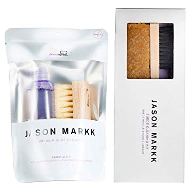 Jason Markk Premium Shoe Cleaner and Suede Cleaning Kit (Bundle)
