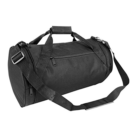 18" Round Duffle Bag Flexible Roll Bag Gym Traveling Bag