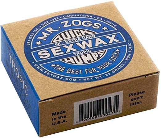 Sex Wax Mr Zogs Quick Humps Warm Surf Wax One Size Basecoat Tropical
