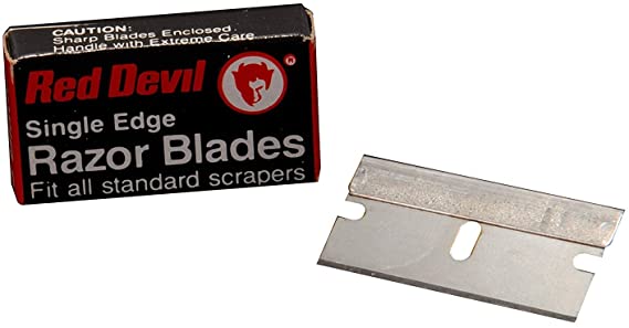 Red Devil 3271 Single-Edge Razor Blades, Box of 5