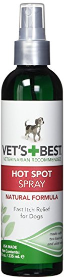 Vet's Best Hot Spot Itch Relief Spray for Dogs, 8 oz