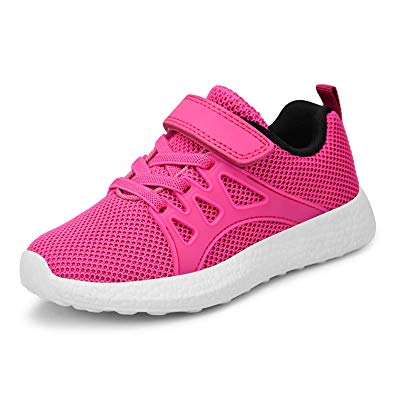 domirica Kids Sneakers Mesh Breathable Athletic Running Shoes Rose Size 10 M US Little Kid