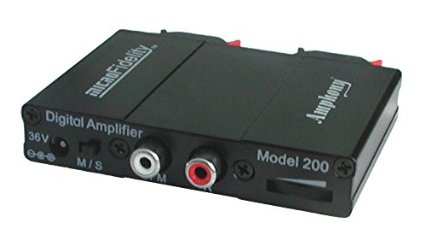 microFidelity Audio Amplifier, Model 200 Black
