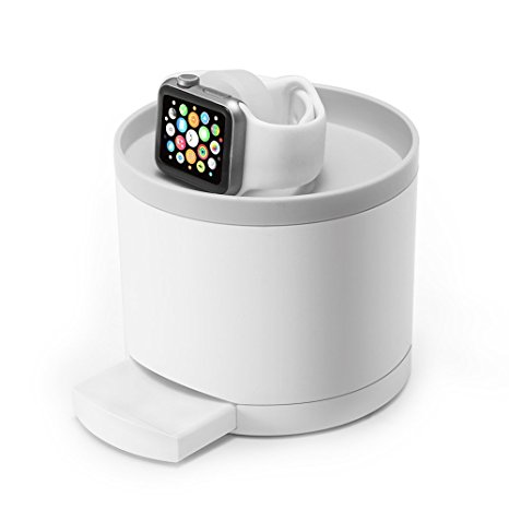 Apple Watch Charging Dock, 2 in 1 iPhone Charging Stand Apple Watch Dock Cell Phone Charging Station for Apple Watch Series 1&2, iPhone 7, 7 Plus, 6S, 6S Plus, SE, Samsung, HTC, LG Nexus and More