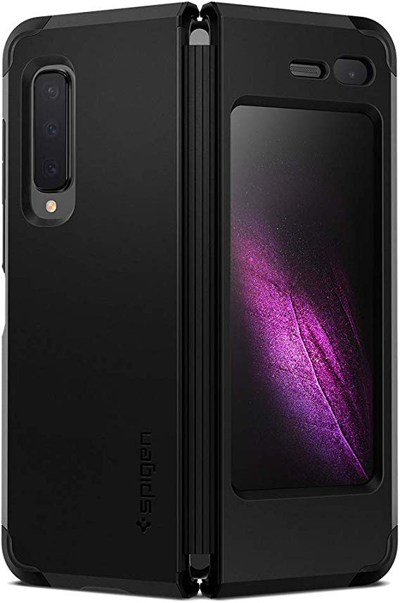 Spigen Tough Armor Works with Samsung Galaxy Fold Case (2019) - Black