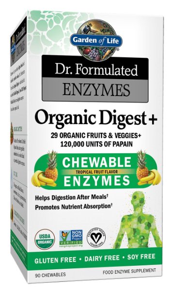 Garden Of Life Dr Formulated Enzymes Organic Digest Plus 90 Count