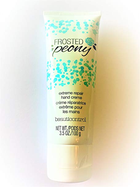 New! Beauticontrol Frosted Peony Extreme Repair Hand Cream Creme Full Size 3.5 oz.