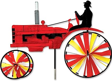 29 in. Old Tractor Red Spinner