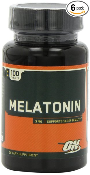 Optimum Nutrition Melatonin 3mg, 100 Tablets  (Pack of 6)