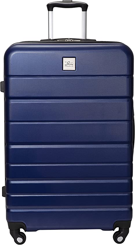 Skyway Epic 2.0 Hardside Spinner Luggage (Royal Blue, Checked-Large 28-Inch)