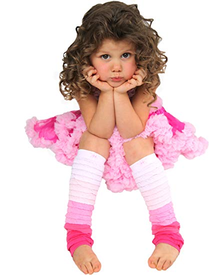 Huggalugs Girls Ombre Legruffle Legwarmers in 2 Color Choices