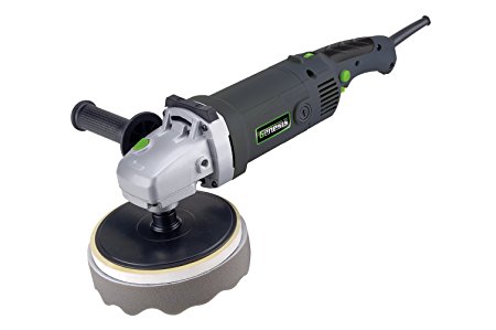 Genesis GSP1711 7-Inch Variable Speed Sander/Polisher Kit, Grey/Green