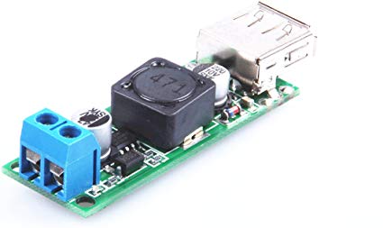 KNACRO DC-DC Voltage Regulator Buck Converter Module 6V 9V 12V 24V 36V (6v-40v) to 5V 3A Single USB Port Output
