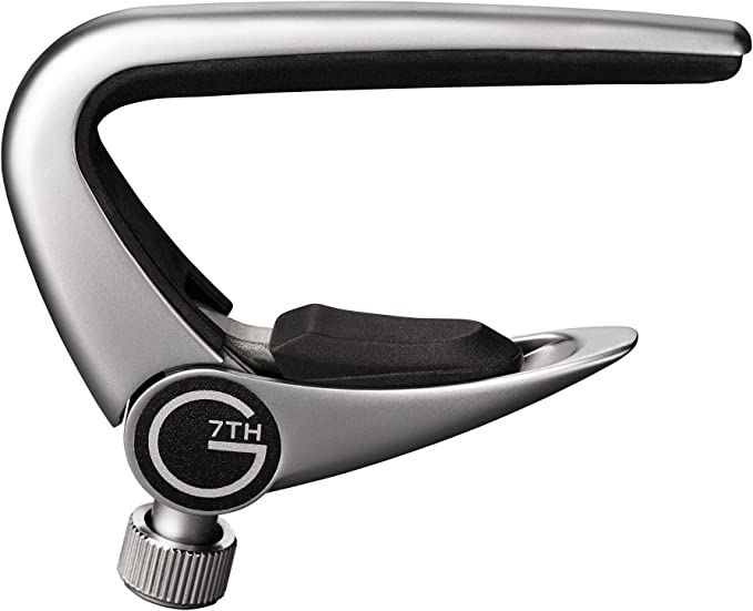 G7th Performance Capos G7 NewportClassical Classical in Silver Pressure Touch Capo