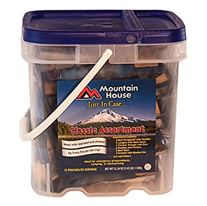 Mountain House Pouch Kits, Freeze Dried MEals ready in Minutes Just add water, 30 Year Shelf-Life, Great for emergency Preparedness, Camping, Hiking, earthquake meals