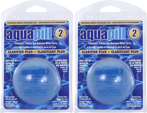 SeaKlear AquaPill 24002 Clarifier Plus for Swimming Pools, 2-Pack