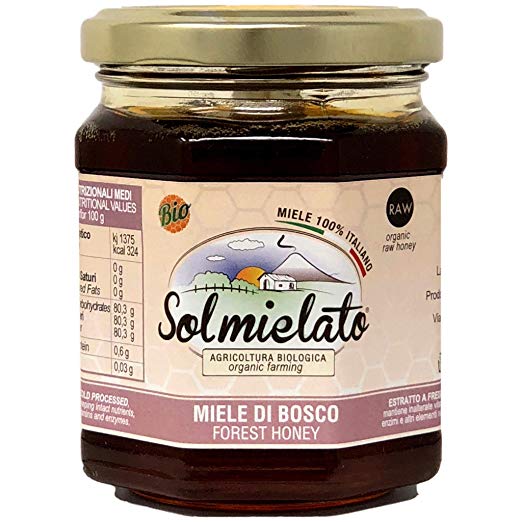 Organic Raw Honey,"Forest Honey (Miele di Bosco)", Unprocessed, Unheated, Imported from Sicily, Solmielato