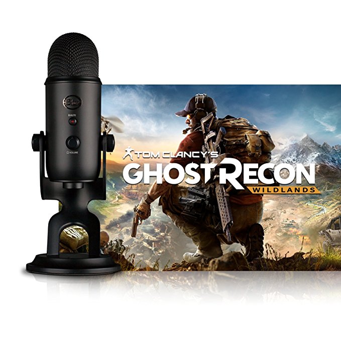 Blue Microphones Blackout Yeti   Tom Clancy’s Ghost Recon Wildlands PC: Streamer Bundle
