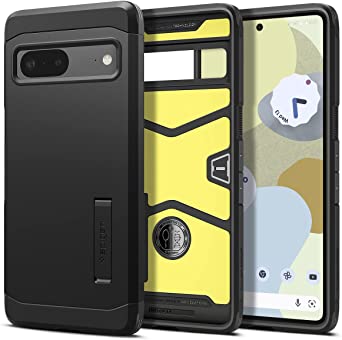 Spigen Tough Armor Designed for Pixel 7 Case (2022) - Black