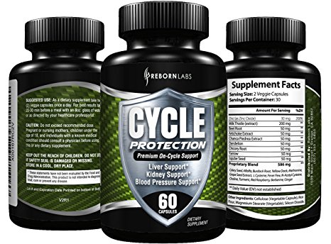 Cycle Support Supplement for Liver Support, Organ Protection & Estrogen Control - Recommended for Liver, Kidney, & Heart Support - With Zinc as a Natural Estrogen Blocker and Testosterone Booster