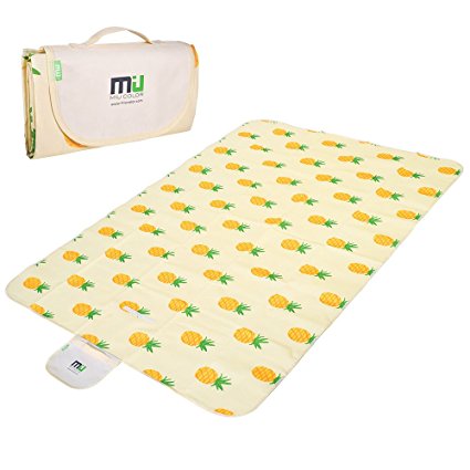 Compact Lightweight Waterproof Outdoor Blanket by MIUCOLOR, Sandproof Picnic Blanket for Camping Hiking Grass Beach Travelling