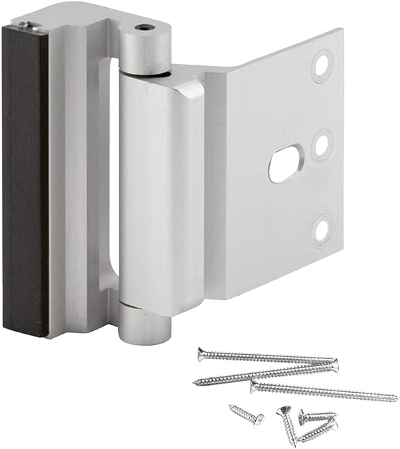 Hossom Home Security Door Lock, Reinforcement Lock, Easy to Install & Use Childproof Door Dead Lock - 12 x Stronger Than a Conventional Dead Bolt