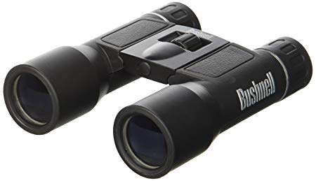Bushnell Poweview All Purpose Compact Binocular 131225 Pouch and Strap Included Bak-7 Roof Prisms, 10 x 25 mm