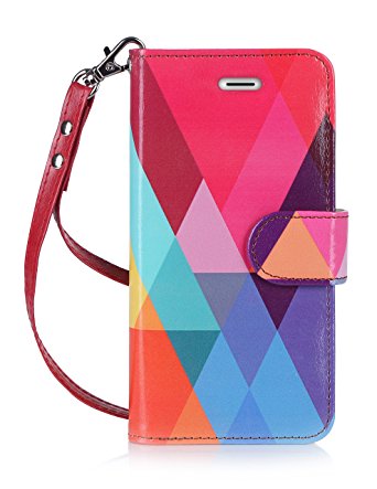 iPhone 7 Plus Case, Apple iPhone 7 Plus Case, iPhone 7 Plus Wallet Case, FYY [RFID Blocking wallet] 100% Handmade Wallet Case Stand Cover Credit Card Protector for iPhone 7 Plus Pattern 15