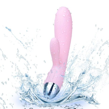 SVAKOM Cherry Waterproof Vibrators Sex Toys Magic Wand Massager G-Spot Clitoral Stimulator for WomenPale Pink