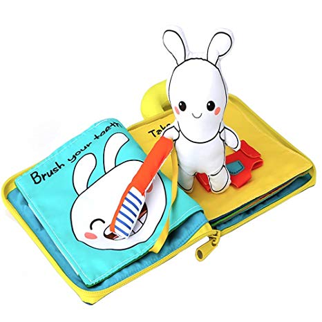 beiens 9 Theme My Quiet Books - Ultra Soft Baby Books Touch and Feel Cloth Book, 3D Books Fabric Activity for Baby /Toddler, Learning to Sensory Book、Identify Skill Boys and Girls, Toddler Busy Book