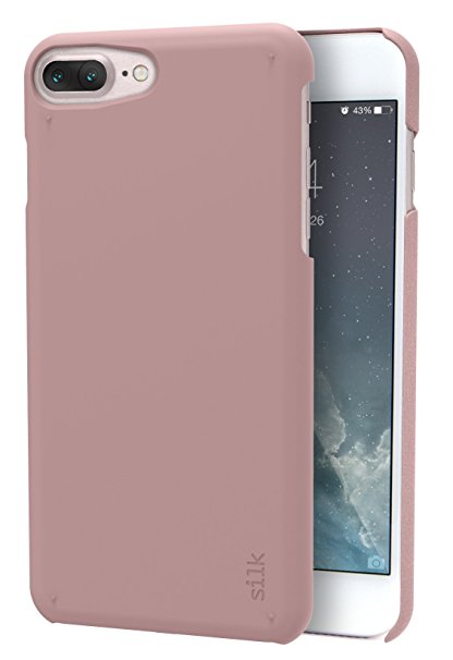 Silk iPhone 7 Plus Slim Case - Snap Shell for iPhone 7  [Ultra Slim Soft-Touch Protective Cover] - Rose Gold