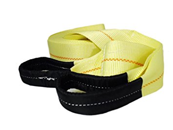 ABN Tow Recovery Winch Strap with Reinforced Loops 3" x 30' 20,000 LB Capacity