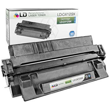 LD © Remanufactured Replacement Laser Toner Cartridge for Hewlett Packard C4129X (HP 29X) Black