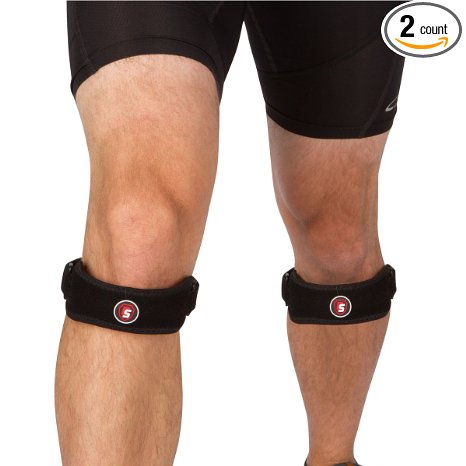 Patella Strap 2 Count- DashSport Knee Brace and Knee Support for Jumpers and Runners Knee