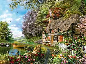 Ravensburger Country Cottage Jigsaw Puzzle - 1500 Pieces | Expertly Crafted in Germany | Unique, Interlocking Fit | Vibrant, Glare-Free Imagery | Perfect for Adults and Kids Alike