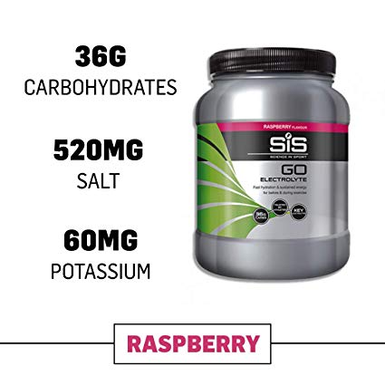 Science in Sport Go Electrolyte Sports Drink Powder, Sports Performance and Endurance Drink, Raspberry Energy Drink - 3.5lb Tub