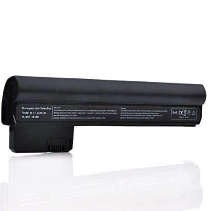 ATC 6-cell New Laptop Replacement Battery for HP Mini 110-3115sg,110-3116tu,110-3117tu,110-3118cl,110-3123tu,110-3125tu,110-3126TU,110-3127tu,110-3130nr,110-3130tu,110-3135dx,110-3136tu,110-3138tu,110-3150ca,110-3150ef,110-3150sf,110-3155ea,110-3160ef,110-3160sf,110-3170ef,110-3170sf,110-3190ef,110-3190sf,4400mAh