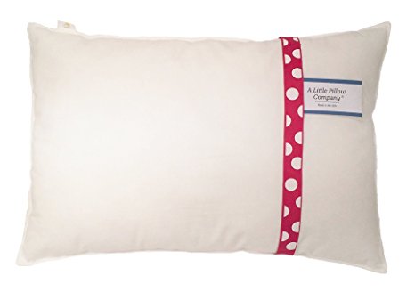 YOUTH PILLOW (Ages 5 - 12) - Customizable Loft - Hypoallergenic - Double Stitched for Durability - Machine Wash & DryPREMIUM PRODUCT Made in Virginia by A Little Pillow Company
