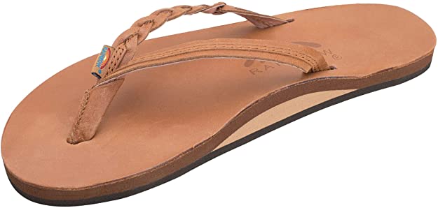 Rainbow Sandals Women’s Flirty Braidy Premier Leather w/Single Braided Strap