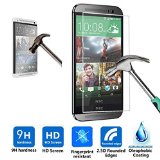 100 High Quality Premium Tempered Glass Film Screen Protector For HTC ONE M8
