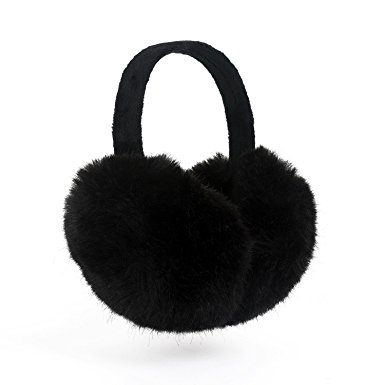 Magic Pieces Women's Faux Cony Hair Winter Ear Muff in 4 Colors