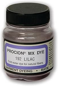 Jacquard Procion Mx Dye - Undisputed King of Tie Dye Powder - Lilac - 2/3 Oz - Cold Water Fiber Reactive Dye Made in USA