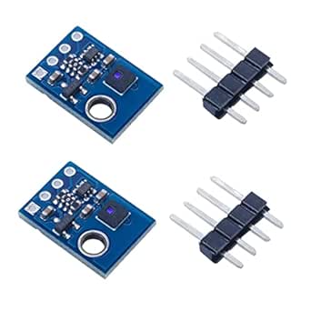 HiLetgo 2pcs AHT21 I2C IIC High Precision Digital Temperature and Humidity Sensor Module DC 2.0-5.5V DHT11 AHT10 Upgraded Version for Arduino